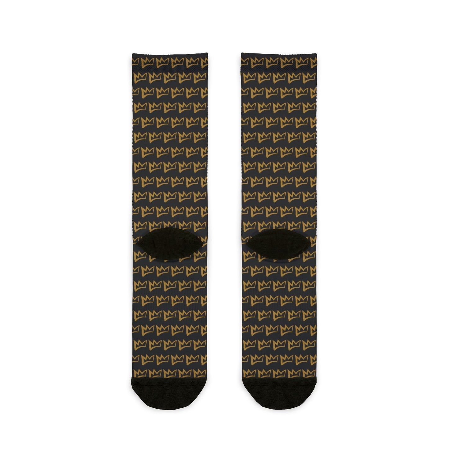 Patterned Zesty Crown Crew Socks