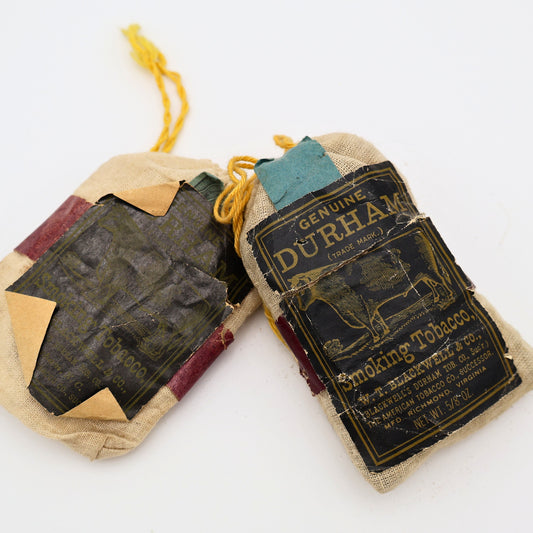 Antique Bull Durham Tobacco Pouches
