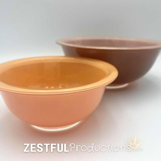 Retro Pyrex "Autumn Rainbow" Mixing Bowls