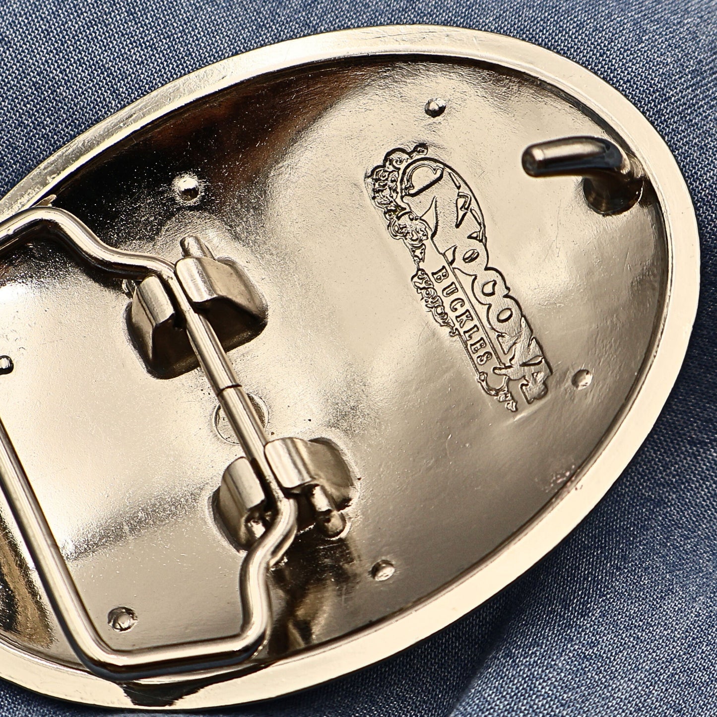 Vintage Cowgirls Rule Rhinestone Belt Buckle