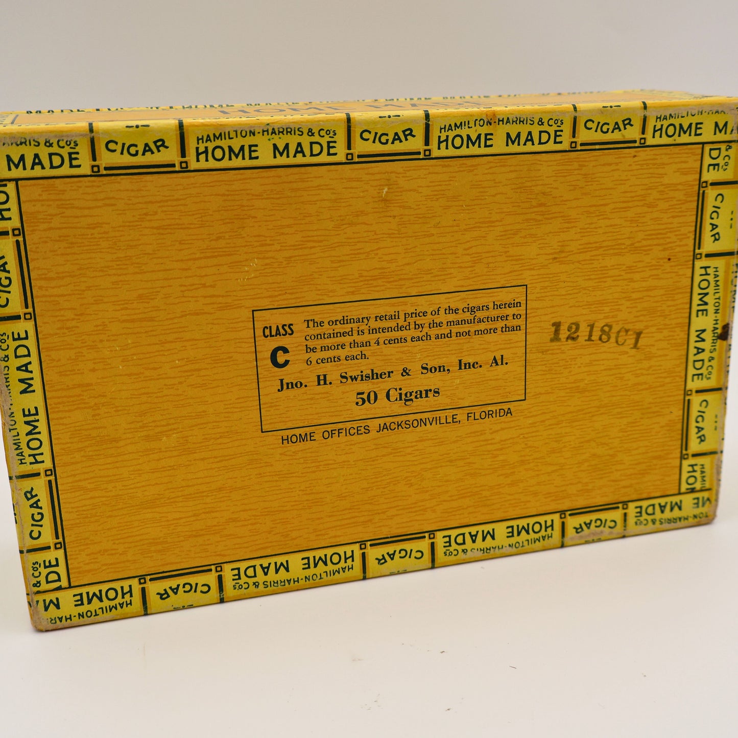 Vintage Hamilton-Harris Home Made Cigar Box