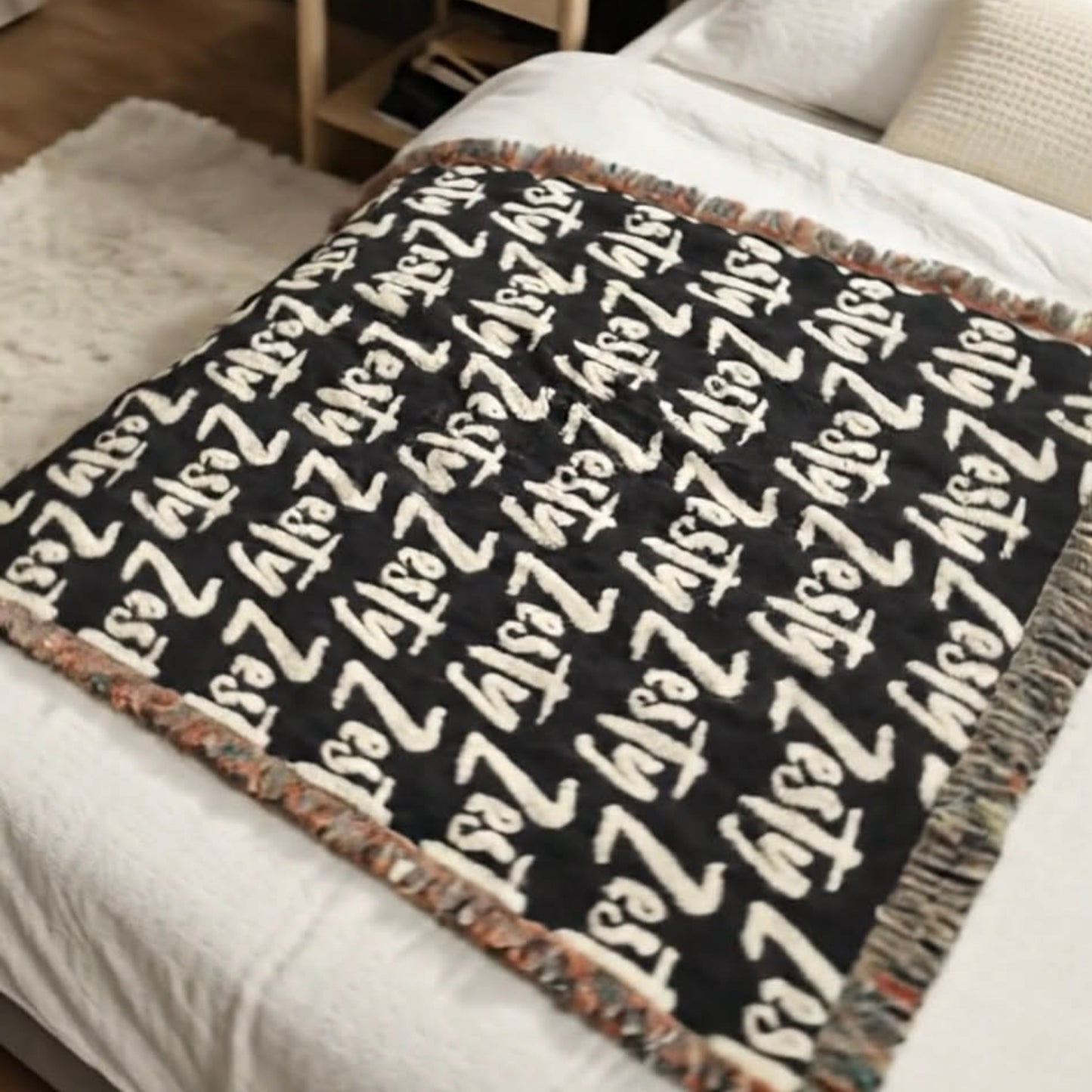 Zesty Statement Woven Throw Blanket