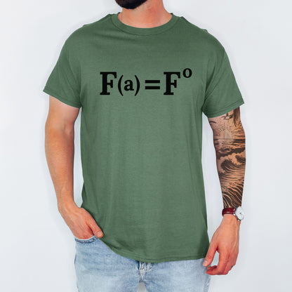 Fuck Around and Find Out FAFO Equation Tee