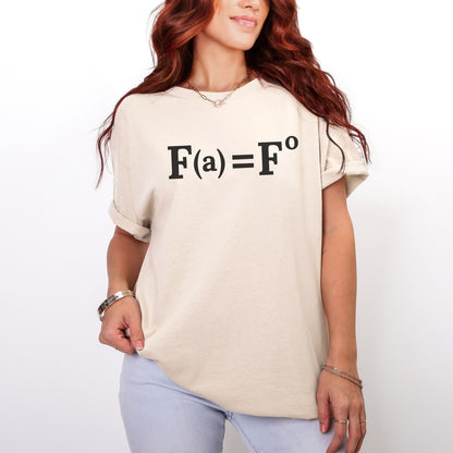 Fuck Around and Find Out FAFO Equation Tee