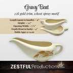 Homer Laughlin Golden Wheat Gravy Boat