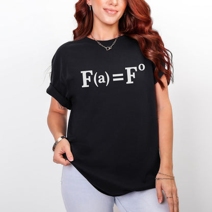 Fuck Around and Find Out FAFO Equation Tee