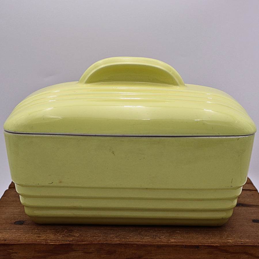 Vintage Hall China Westinghouse Yellow Covered Casserole Dish No. 5064 | Mid-Century American Kitchenware Decor