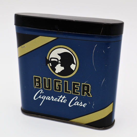 Vintage Bugler Metal Cigarette Case