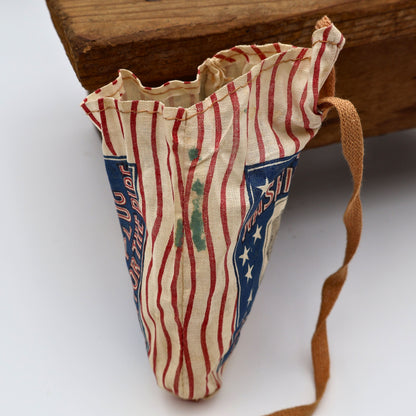 Antique George Washington Cut Plug Tobacco Pouch