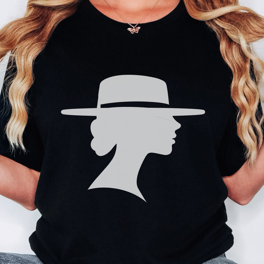 Wide Brim Hat Silhouette Tee