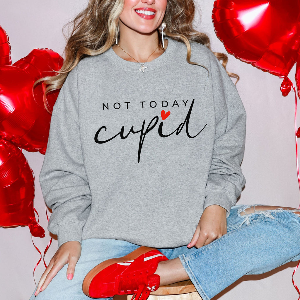 Not Today Cupid Crewneck