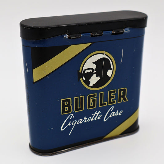 Vintage Bugler Metal Cigarette Case