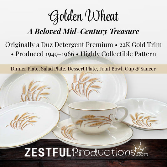 Homer Laughlin Golden Wheat Place Setting Sets