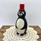 Vintage Jergens Pete the Penguin Bubble Bath Bottle | 1960s Wheaton Plastics Bathroom Collectible | Mid-Century Penguin Decor