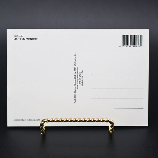 Marilyn Monroe Postcard – 1950s Sam Shaw Photo Collectible