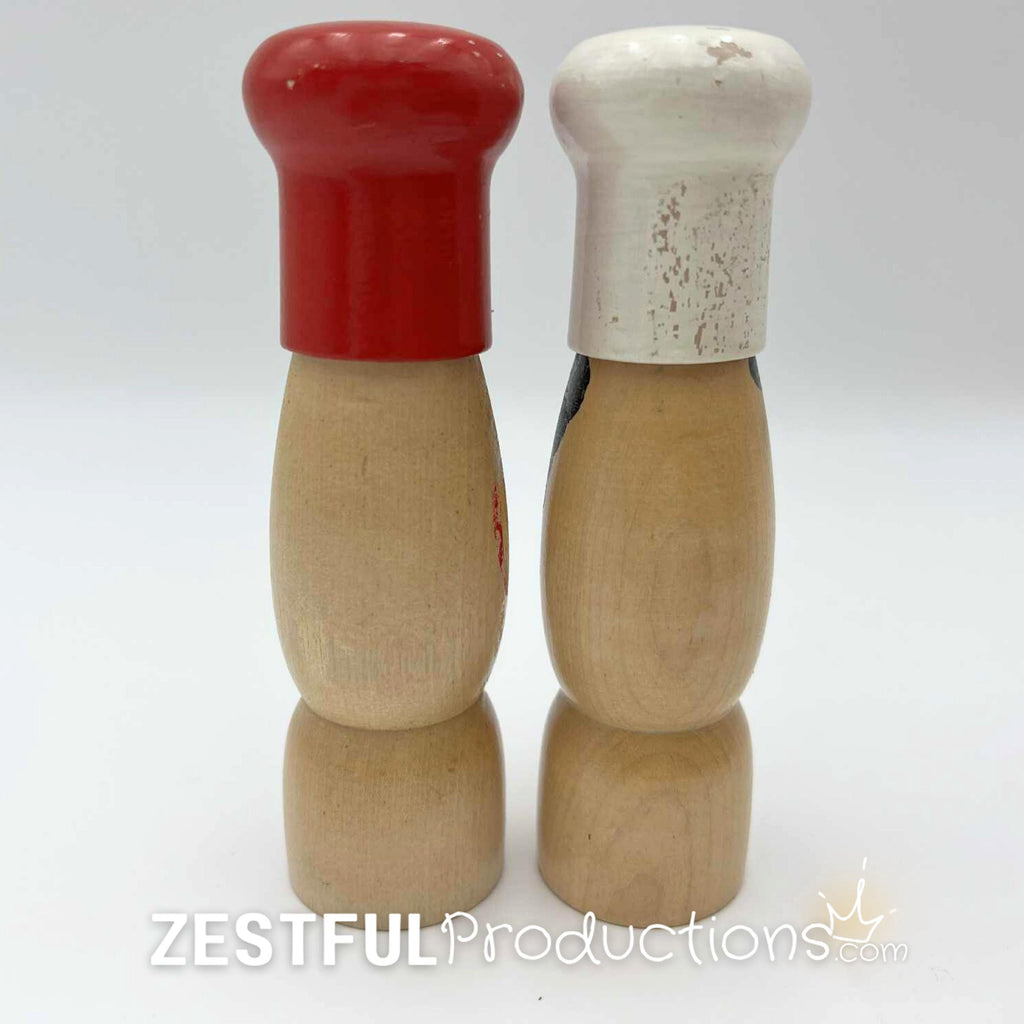 Wooden Salt and Pepper Shakers