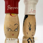 Wooden Salt and Pepper Shakers