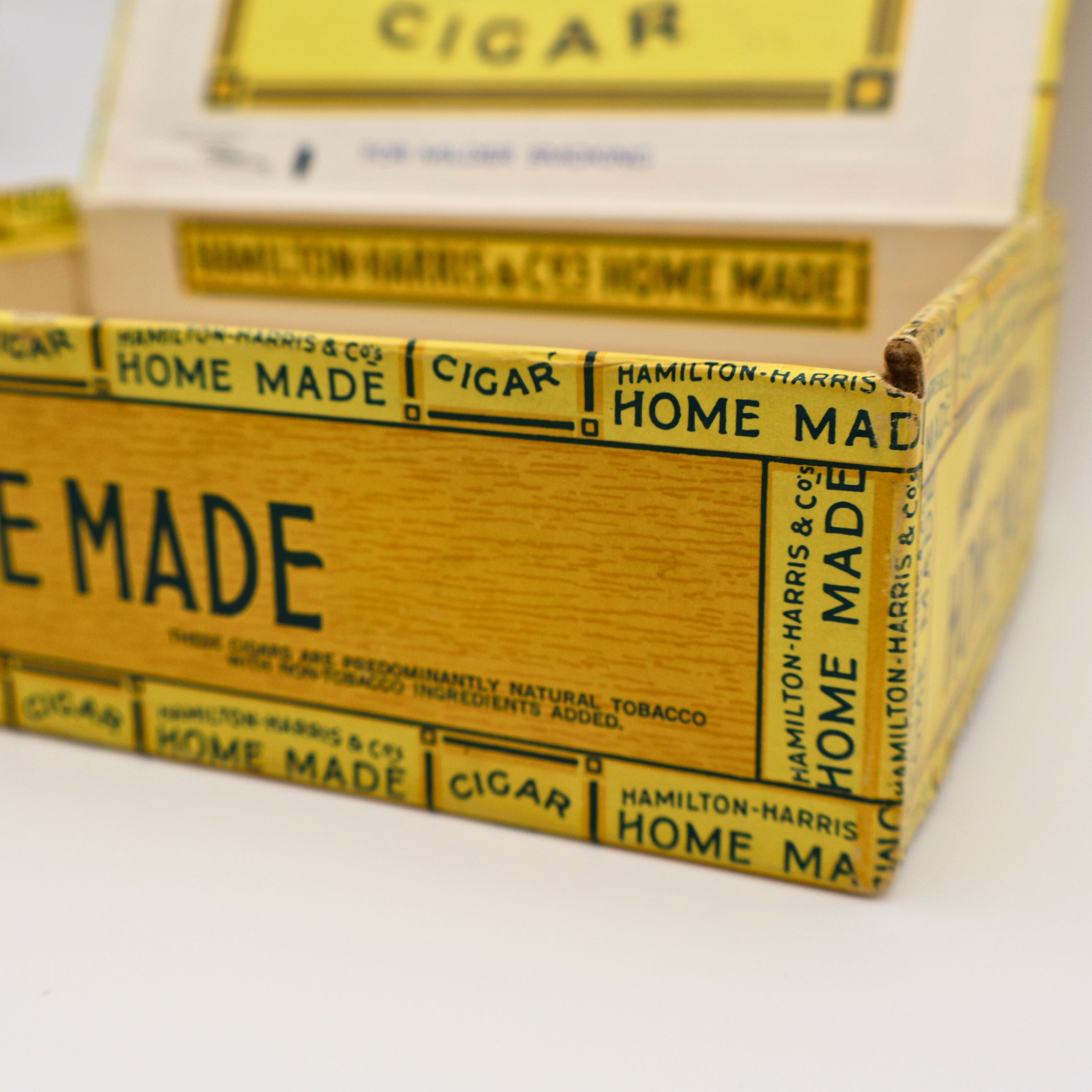 Hamilton-Harris Home Made Cigar Box