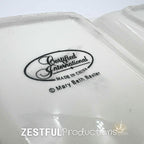 Retired Twilight Snowman Christmas Relish Dish