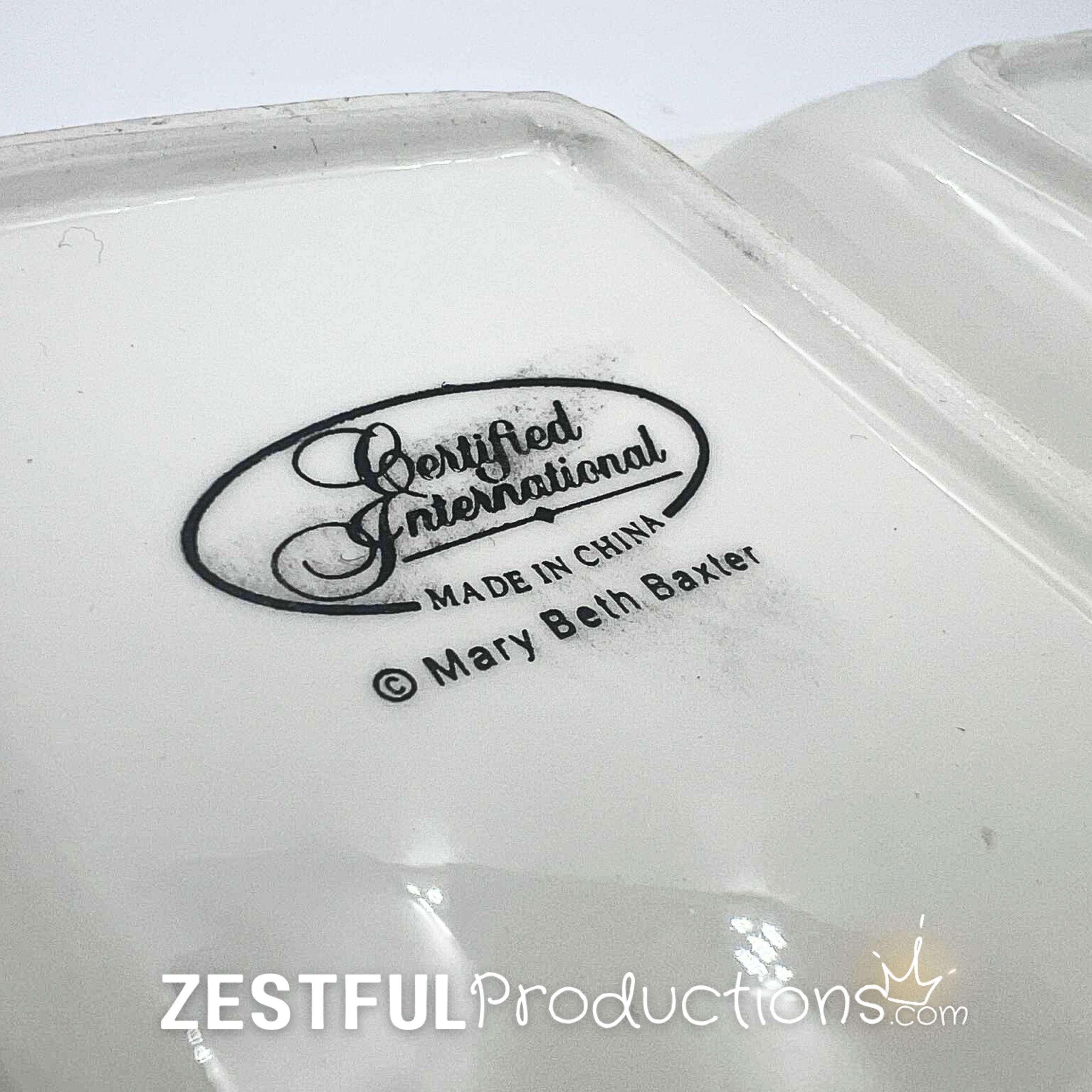 Retired Twilight Snowman Christmas Relish Dish