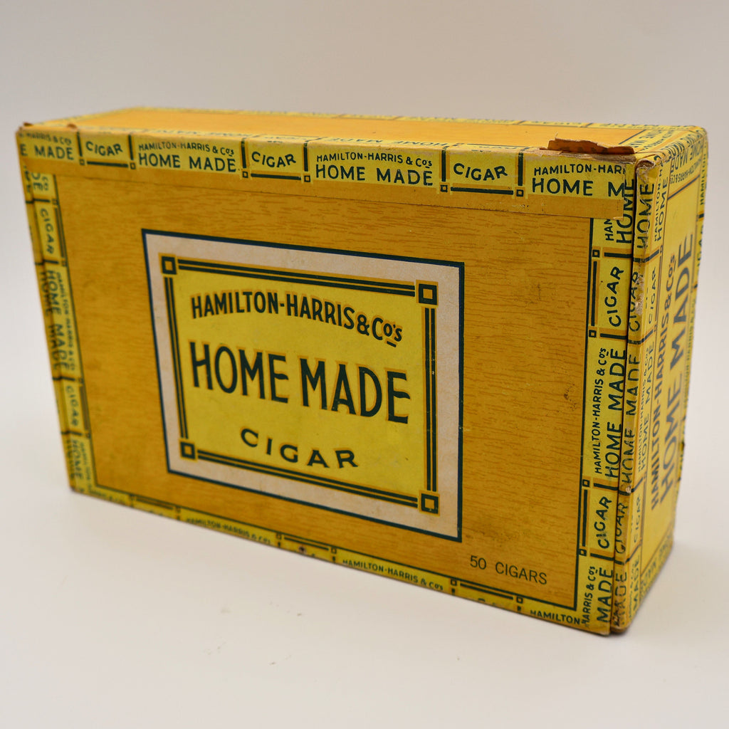 Hamilton-Harris Home Made Cigar Box