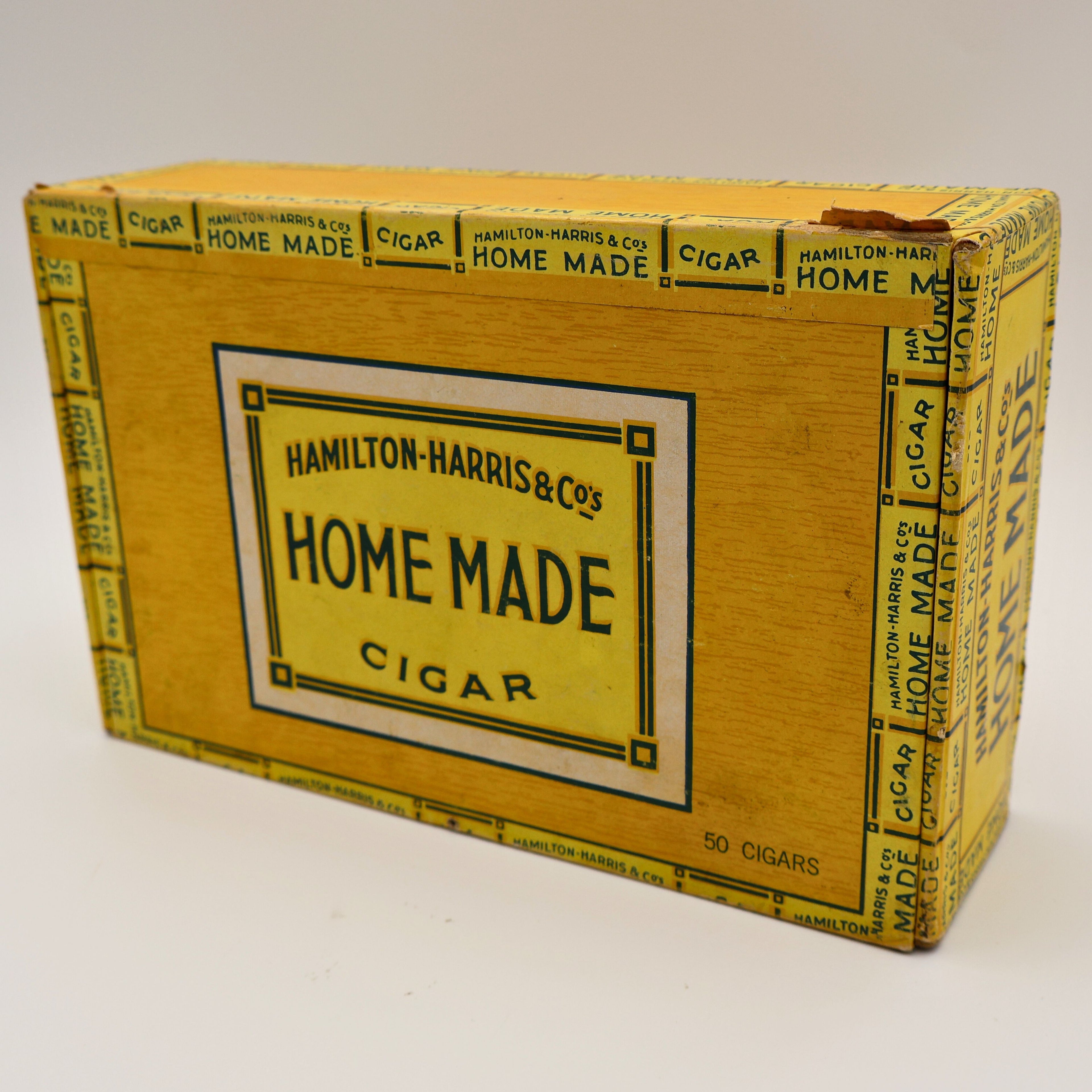 Hamilton-Harris Home Made Cigar Box