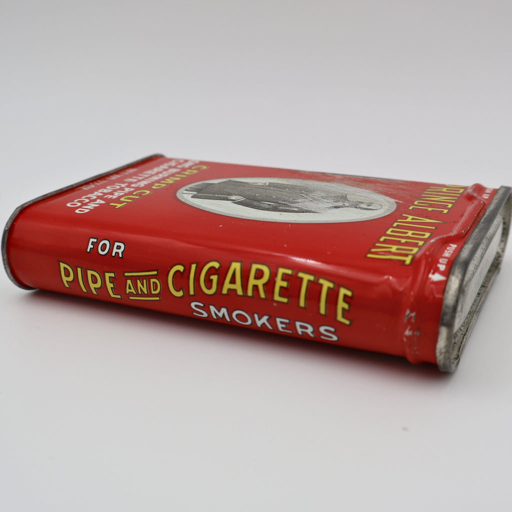 Vintage Prince Albert Tobacco Tin | R.J. Reynolds Crimp Cut Pipe & Cigarette Tobacco Advertising Collectible
