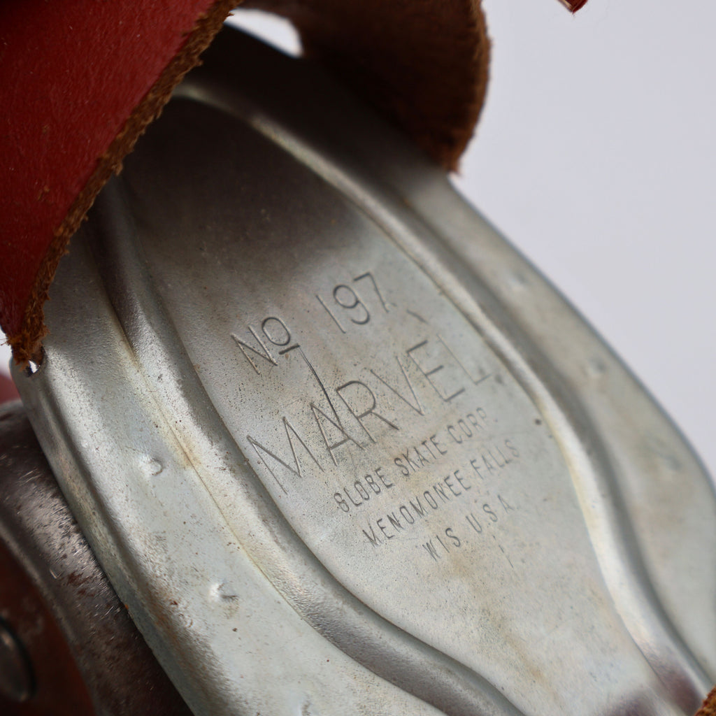 Vintage Marvel Roller Skates Globe Skate Co No. 197
