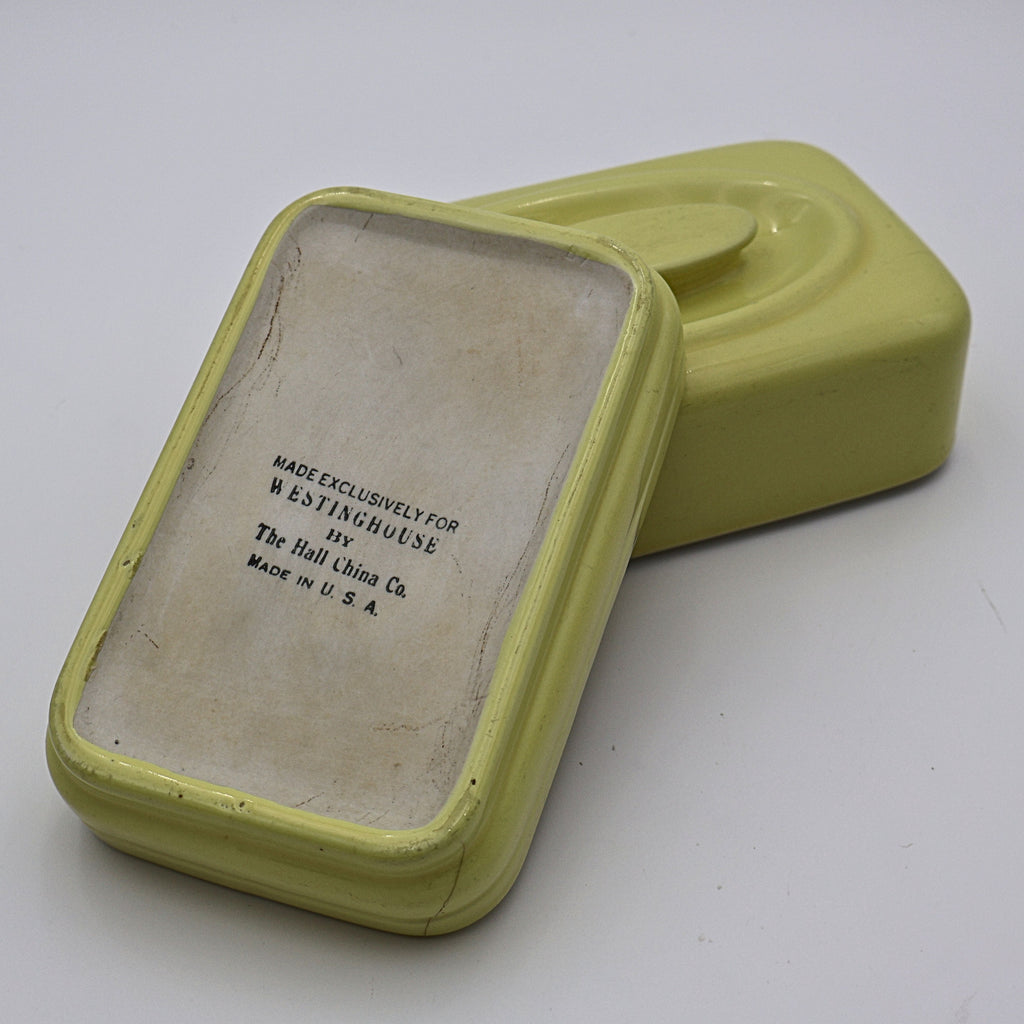 Hall China Westinghouse Butter Dish
