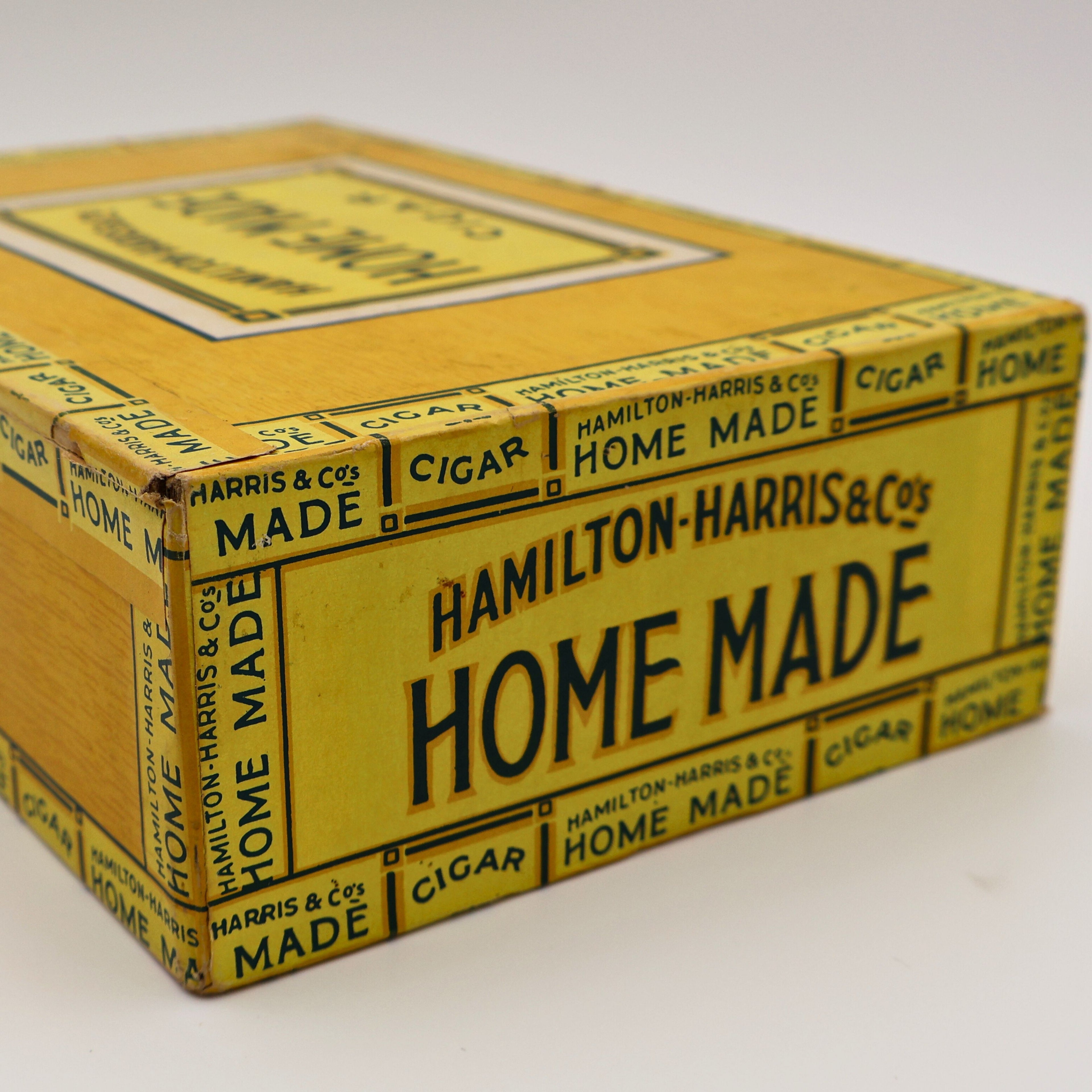 Hamilton-Harris Home Made Cigar Box