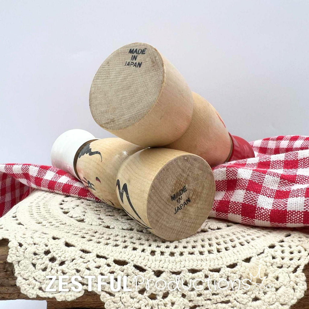 Wooden Salt and Pepper Shakers