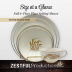 Homer Laughlin Golden Wheat Place Setting Sets