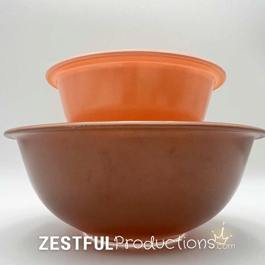 Retro Pyrex "Autumn Rainbow" Mixing Bowls