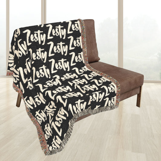 Zesty Statement Woven Throw Blanket