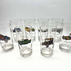 Vintage Avon Antique Car Highball Glasses | Classic Automotive Barware