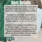 Curated WWII military vignette with 1944 War Department ephemera details