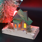 Authentic 1940s Dolly Toy Co Snow Houses Christmas Village (No. 212)