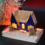 Authentic 1940s Dolly Toy Co Snow Houses Christmas Village (No. 212)