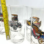 Vintage Avon Antique Car Highball Glasses | Classic Automotive Barware
