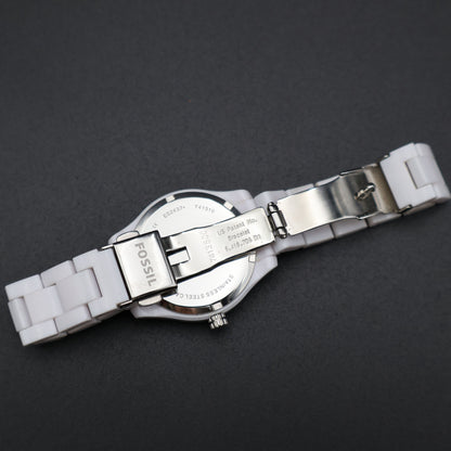 Fossil Stella Mini ES2437 caseback stainless steel 5 ATM water resistant women’s watch