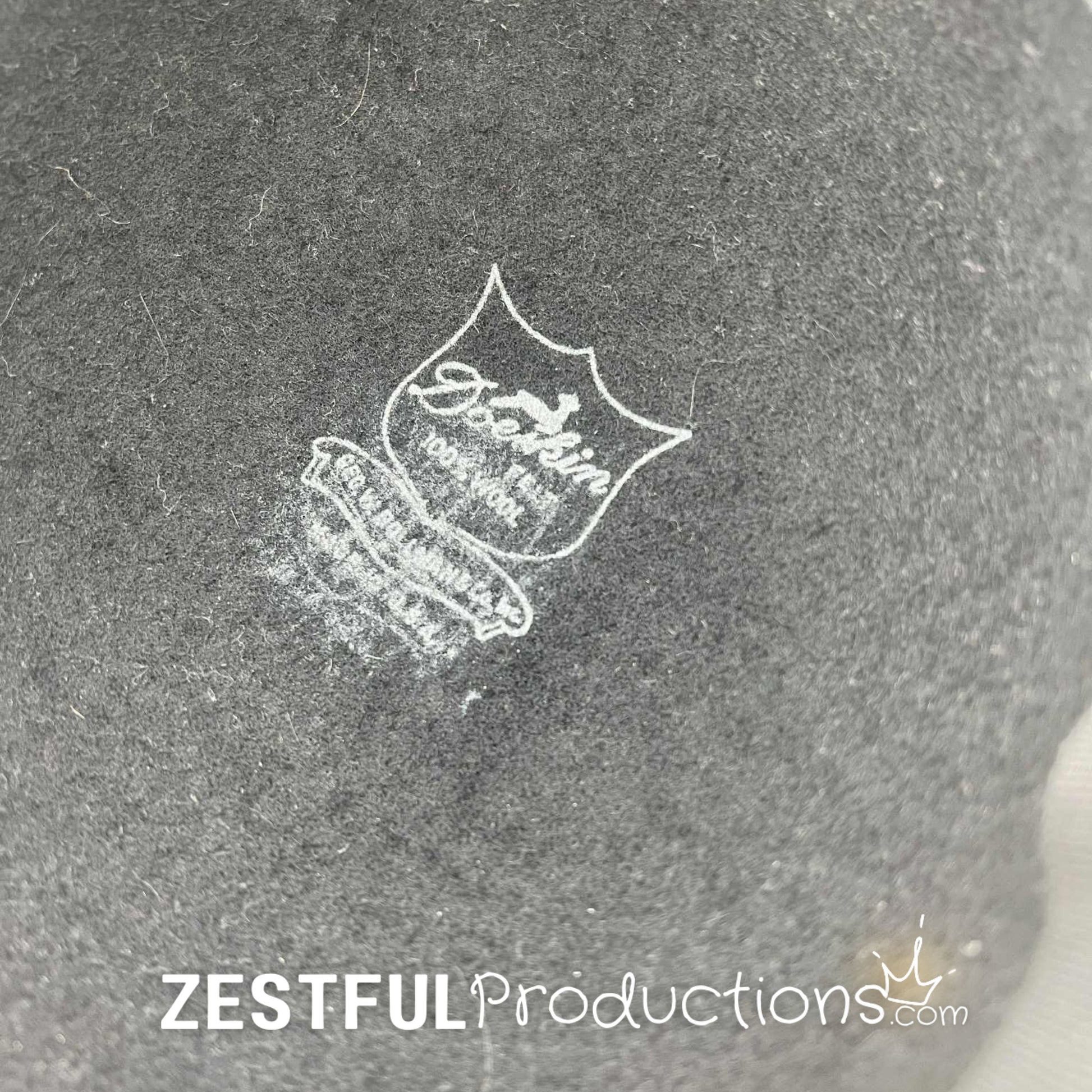 Geo W. Bollman & Co. maker’s mark inside a vintage 1950s tilt hat