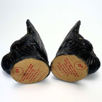 Vintage Gurley Mini Gold Turkey Candles | Pair of 3-Inch Thanksgiving Shelf Sitters with 15¢ Labels