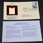 2002 Longleaf Pine Forest First Day Cover Set of 6 | USPS Nature of America 22kt Gold Replica Stamp Collection