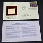2002 Longleaf Pine Forest First Day Cover Set of 6 | USPS Nature of America 22kt Gold Replica Stamp Collection