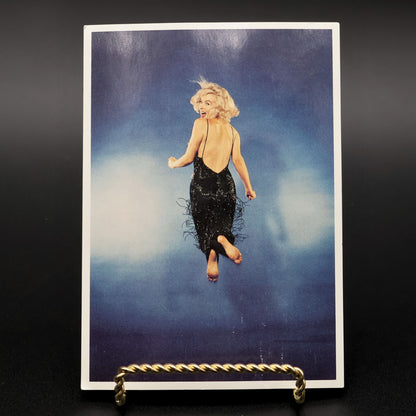 Marilyn Monroe 1959 Jumpology postcard featuring Philippe Halsman studio photograph