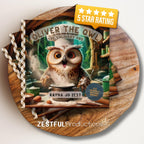 Oliver the Owl The Culinary Pro children’s cookbook storybook cover with owl chef illustration and 5 star rating badge on wood background