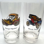 Vintage Avon Antique Car Highball Glasses | Classic Automotive Barware