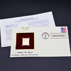 Vintage 2001 United We Stand First Day Cover | 22kt Gold Stamp Replica | Postal Commemorative Society Collectible