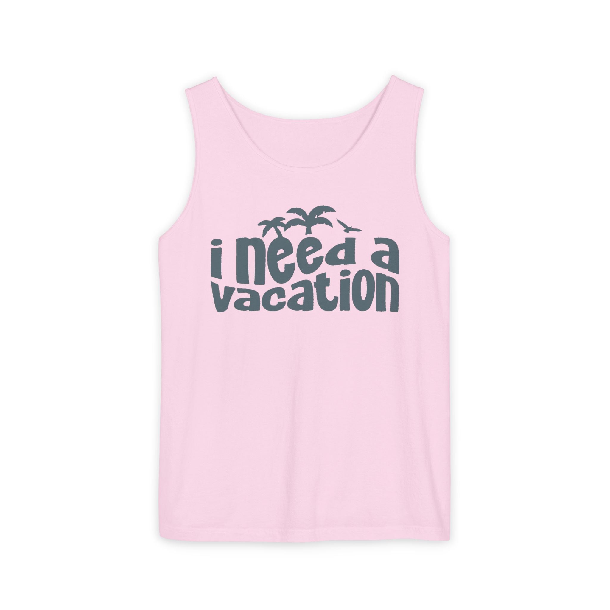 pink blossom vacation tank top graphic shirt cute summer beach tank women