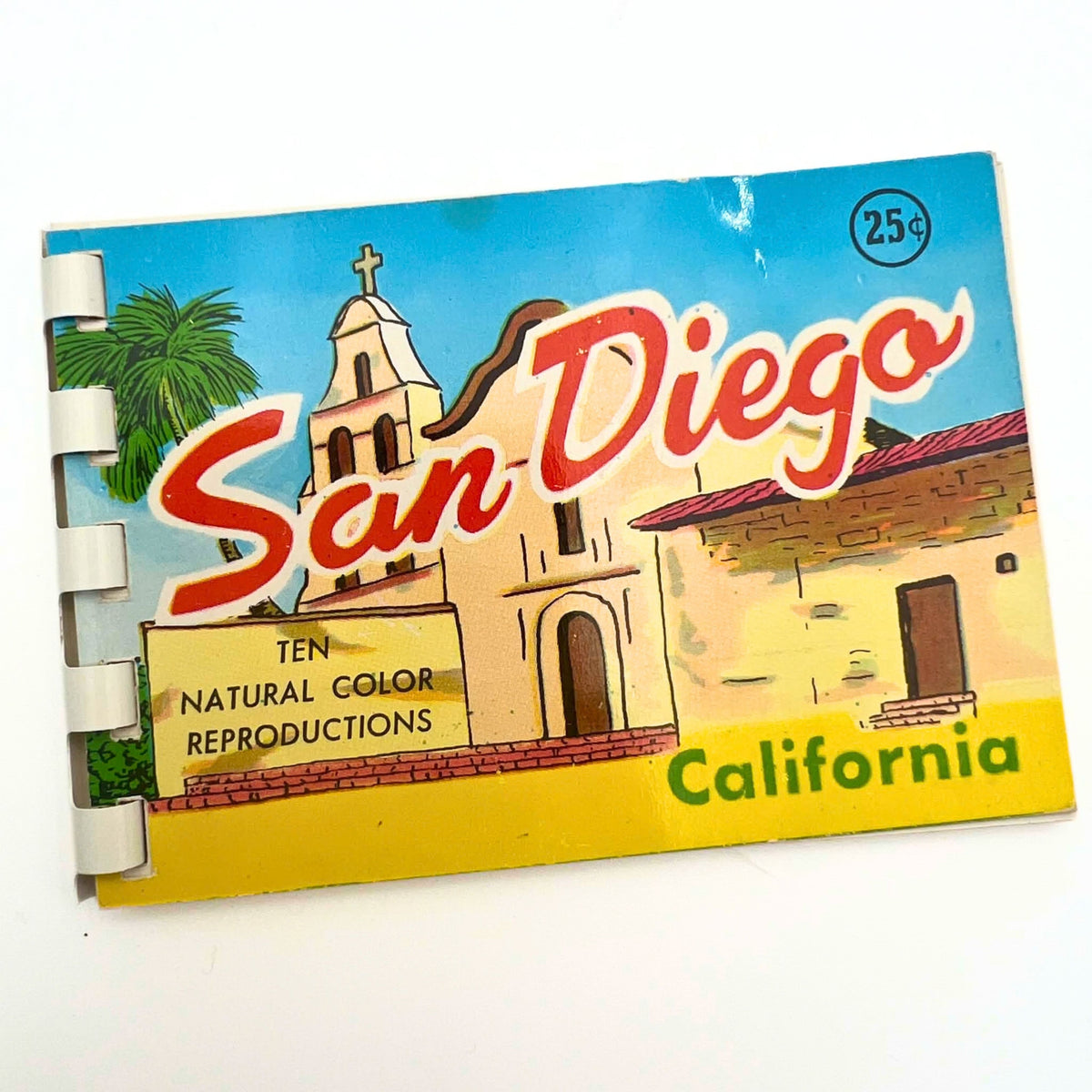 Vintage San Diego Souvenir Mini Photo Postcard Booklet by Western Publishing & Novelty Co